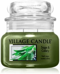 Village Candle Sage & Celery lumânare parfumată 262 g