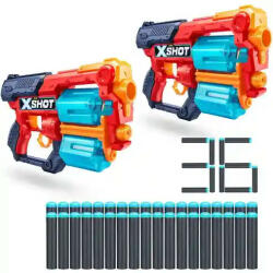 ZURU X-Shot Xcess 2db játék szivacslövő forgótáras fegyver 36db lövedékkel (XSH36343) - jatekbirodalom
