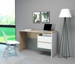 WIPMEB PACO PC 03 íróasztal artisan tölgy/ matt fehér - mindigbutor