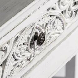  Vintage Faragott Lerakóasztal - Fenyőfa - 100cm