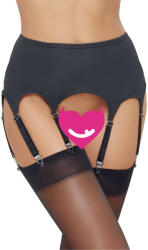 Cottelli Collection Elegant Matte Look Suspender Belt with 8 Straps 2340356 Black M