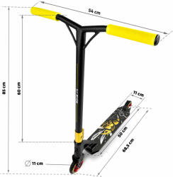  Performance SOKE XTR Roller - fekete/sárga (5903890613297)