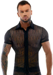 Svenjoyment Tight Half-Sleeve Lace Shirt 2161656 Black M