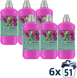Coccolino Snapdragon & Patchouli öblítőkoncentrátum (6x1275 ml)