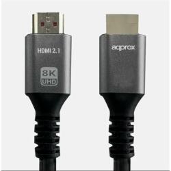 Approx Kábel - HDMI 2.1 kábel apa/apa 2m (UHD 8K, 4K, FHD, aranyo (APPC63)