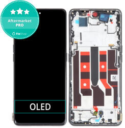 Oppo Reno 8 T - Ecran LCD + Sticlă Tactilă + Ramă (Black Starlight) OLED, Black Starlight