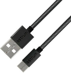 Astrum Verve UC30 USB - Type-C bliszteres erősített adatkábel 3.0A, 1.0M fekete - mobilehome