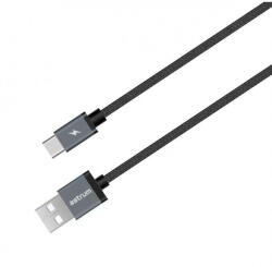 Astrum UT610 USB - Type-C 2.0 strapabíró erősített adatkábel fekete A53061-B
