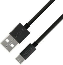 Astrum Verve UM20 USB - Micro USB bliszteres adatkábel 2.0A, 1.0M fekete