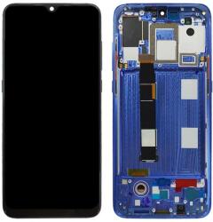  561010016033 Xiaomi Mi 9 kék TFT LCD kijelző érintővel kerettel előlap (561010016033)