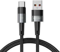 Tech-Protect Ultraboost USB-A - USB-C kábel 66W 6A 100cm szürke (THP2026)