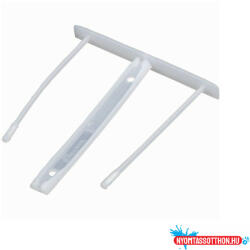 Fellowes Lefűzõklip, műanyag, 85mm, Fellowes(R) Bankers Box, 100 db/csomag, fehér (29021)