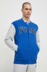 PUMA felső sötétkék, férfi, nyomott mintás, 586799 - kék XL