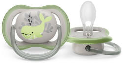 Philips SCF086/05 Játszócumi Ultra air Mintás 6-18hó bálna, 1db (SCF086/05)