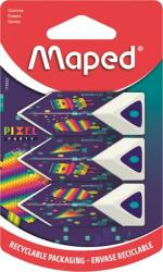 Maped Radír, MAPED Pixel Party Pyramid , 3 darab (119522) - kellekanyagonline