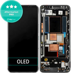 ASUS ROG Phone 7 AI2205_C - LCD Kijelző + Érintőüveg + Keret (Phantom Black) OLED, Phantom Black