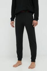 Hugo pizsama nadrág fekete, férfi, sima - fekete M