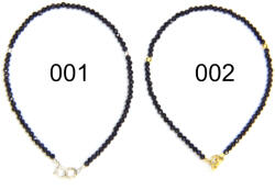  Bratara din Piatra Soarelui Sintetica Rotunda Fatetata 2x2 mm - Diamteru 54 mm - Accesorii Argint 925 - Gold Filled - 1 Buc