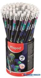 Maped Grafitceruza radírral, ceruzatartó, HB, háromszögletű, MAPED "Deepsea Paradise", 72 darab (IMA851810) - kecskemetirodaszer