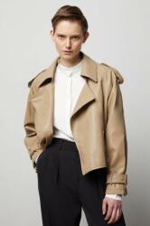 Answear Lab rövid kabát női, bézs, átmeneti - bézs M/L - answear - 26 990 Ft