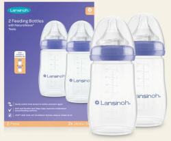 Lansinoh Шишета с биберон Lansinoh - NaturalWave, 240 ml, 3м+ (75450)