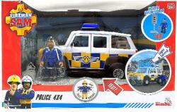 Simba Toys Sam a tűzoltó: Malcolm és egy 4x4 rendőrautó (109251096038) (ST109251096038)