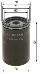 Bosch Filtru ulei BOSCH 0 451 103 259 (0 451 103 259) - autobob