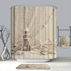 Kermix Zuhanyfüggöny és fürdőszoba szőnyeg, Világító torony 03 (954700)