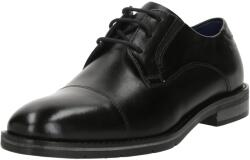 bugatti Pantofi cu șireturi 'Laziano Comfort' negru, Mărimea 43