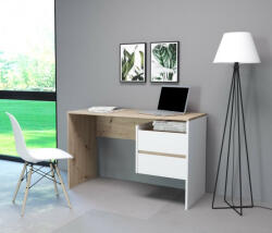 WIPMEB PACO PC 03 íróasztal artisan tölgy/ matt fehér - smartbutor