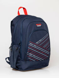 Heavy Tools 3 zsebes hátizsák laptoptartós plusz biztonsági zsebes kulacstartós kék