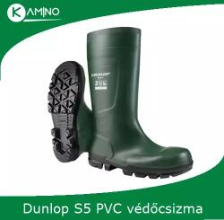 Dunlop Work-it S5 zöld PVC védőcsizma (9DWKT80044)