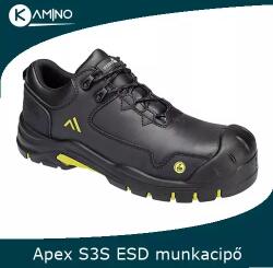 Portwest FC19 Apex kompozitos félcipő S3S ESD HRO SR SC FO (FC19BKY45)