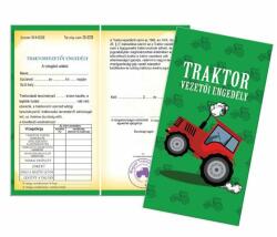Neves Ajándék Bizonyítvány - Traktoros Bizonyítvány - Traktoros Ajándékok (BIZ092)
