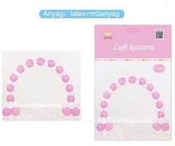 Ante Europe kft Lufi szett rózsaszín boltív, 72db vegyes méretű lufi (5999048906144)