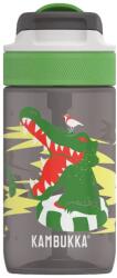 KAMBUKKA LAGOON Crazy Crocodile műanyag kulacs szívószállal - 400 ml