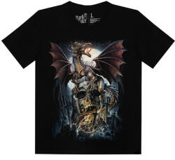  Sárkány Koponyával - Férfi / Unisex Sárkányos Póló -M