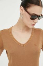 G-Star Raw pamut póló női, barna - barna XS - answear - 10 390 Ft