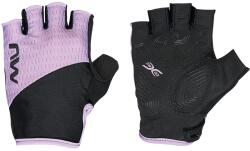 Northwave - manusi ciclism pentru femei degete scurte Fast short gloves - negru mov deschis lila (89212010-06)