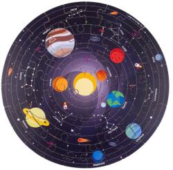 Bigjigs Toys Puzzle de podea 360° - Sistemul solar (33004) - edanco