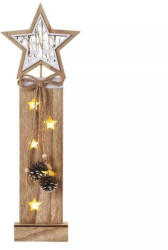 EMOS LED dekoráció fa - csillagok 48cm 2xAA beltéri időzítős melegfehér (DCWW10)