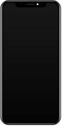 JK Piese si componente Display - Touchscreen JK pentru Apple iPhone X, Tip LCD In-Cell, Cu Rama, Negru (dis/jk/aix/cu/ne)