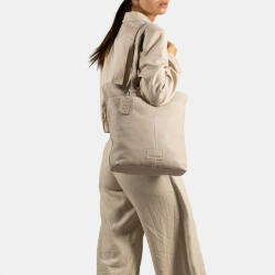 Burkely Soft Skylar szürke színű női bőr laptoprekeszes shopper, hátizsák 14 (Bu-1000332-85-12)