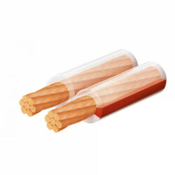 Somogyi Elektronic KLS 4T hangszóróvezeték, átlátszó, 2 x 4 mm2, 0, 15 mm elemi szál, 50 m/ tekercs (KLS 4T) - scom