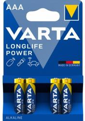 VARTA Longlife Power alkáli tartós mikro elem AAA 4 db (4008496559749)