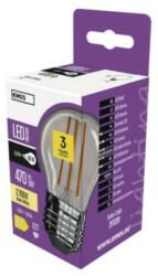 EMOS led lámpa filament izzó kisgömb 3, 4W E27 470lm meleg fehér (ZF1120)