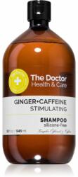 The Doctor Health & Care Ginger + Caffeine Stimulating erősítő sampon a gyenge, hullásra hajlamos hajra koffeinnel 946 ml