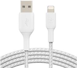 Belkin Lightning/USB-A kábel, 2 m, fehér (CAA002BT2MWH)