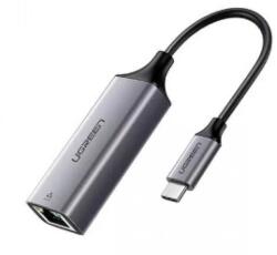 UGreen ADAPTOR RETEA Ugreen, CM199 USB Type-C to Gigabit LAN Adapter, LED, gri 50737 (timbru verde 0.18 lei) - 6957303857371 (50737)