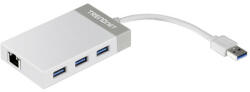 TRENDnet Adaptor USB 3.0 la Gigabit, Hub USB - TRENDnet TU3-ETGH3 (TU3-ETGH3)